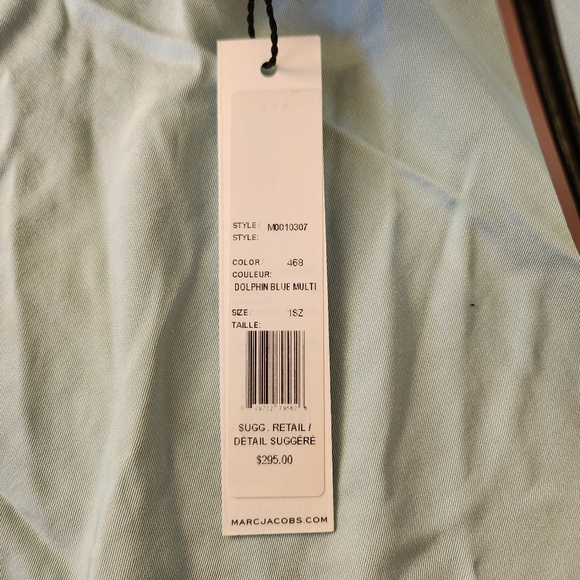 [Brand New] Rare Marc Jacobs  Leather crossbody Dolphin Blue - Picture 11 of 11